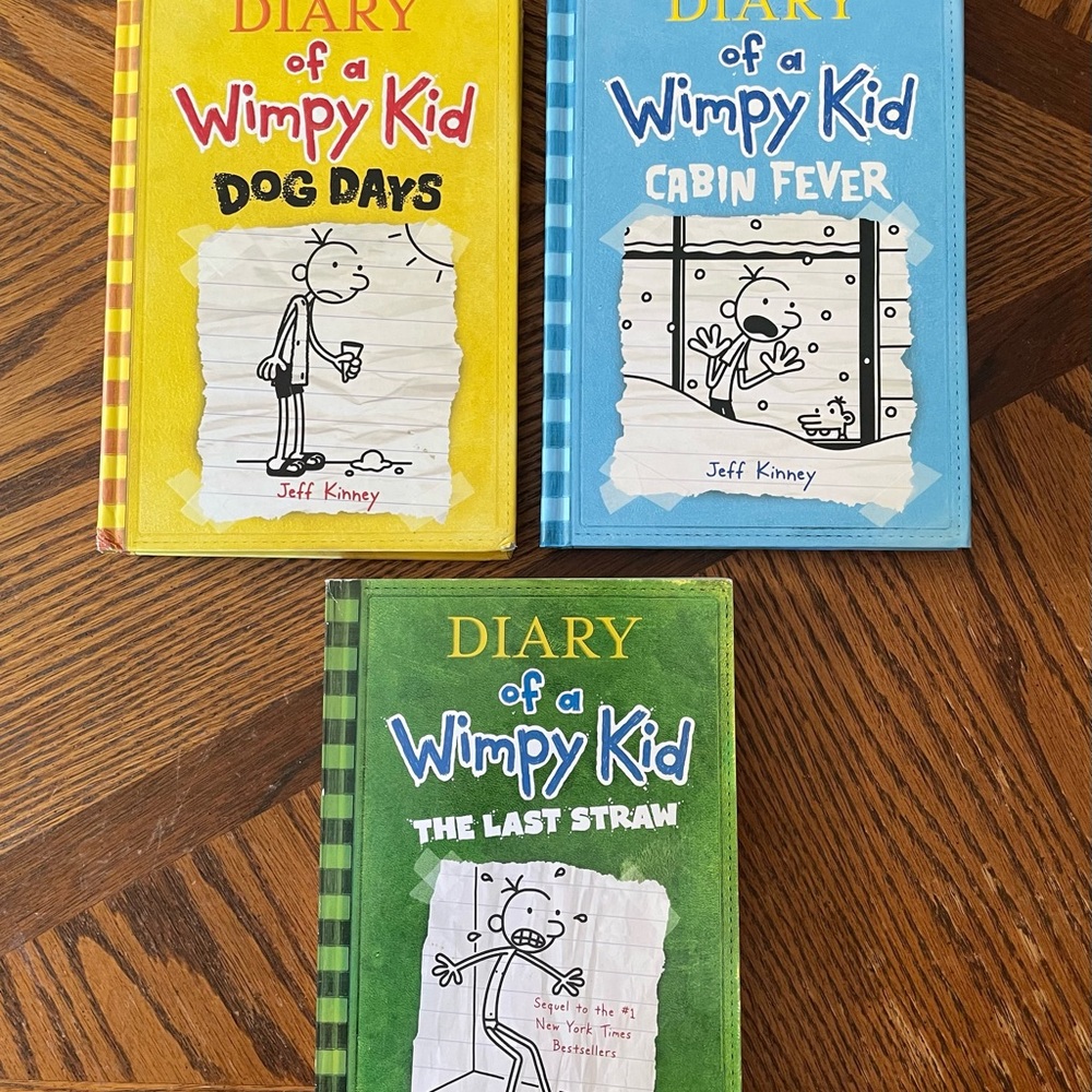 Diary of a Wimpy Kid Books Series 3, 4 & 6